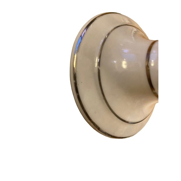 1960's St Clair Creations Japan Almak Pedestal Candy Dish Diamond Cut Out Wheat - Picture 7 of 9